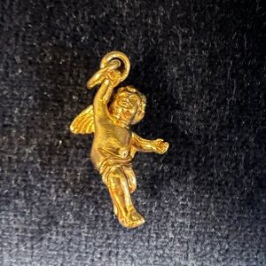 Tiffany & Co. 18k Gold Angel/ Cherub Pendant Charm